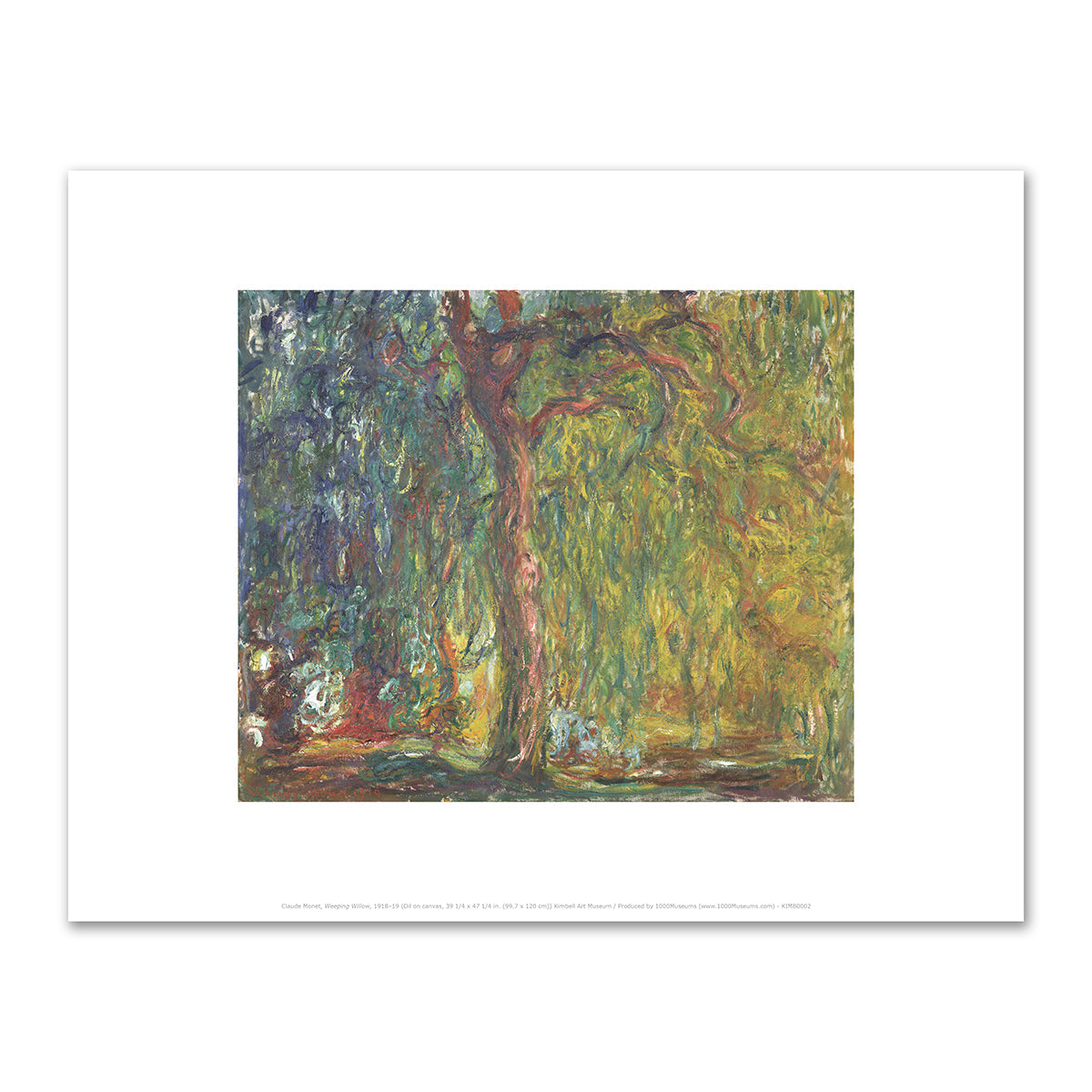 Weeping Willow by Claude Monet