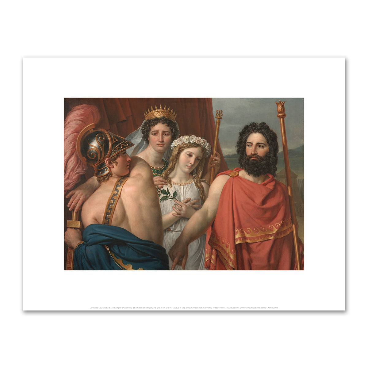 The Anger of Achilles by Jacques-Louis David