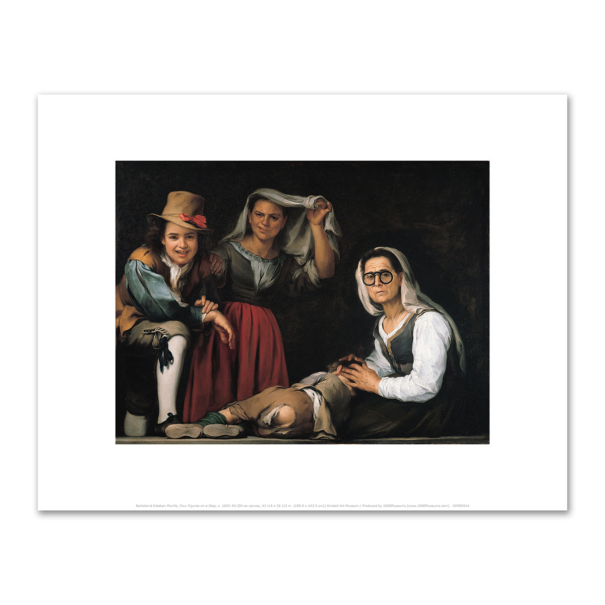 Four Figures on a Step by BartolomÃ© Esteban Murillo