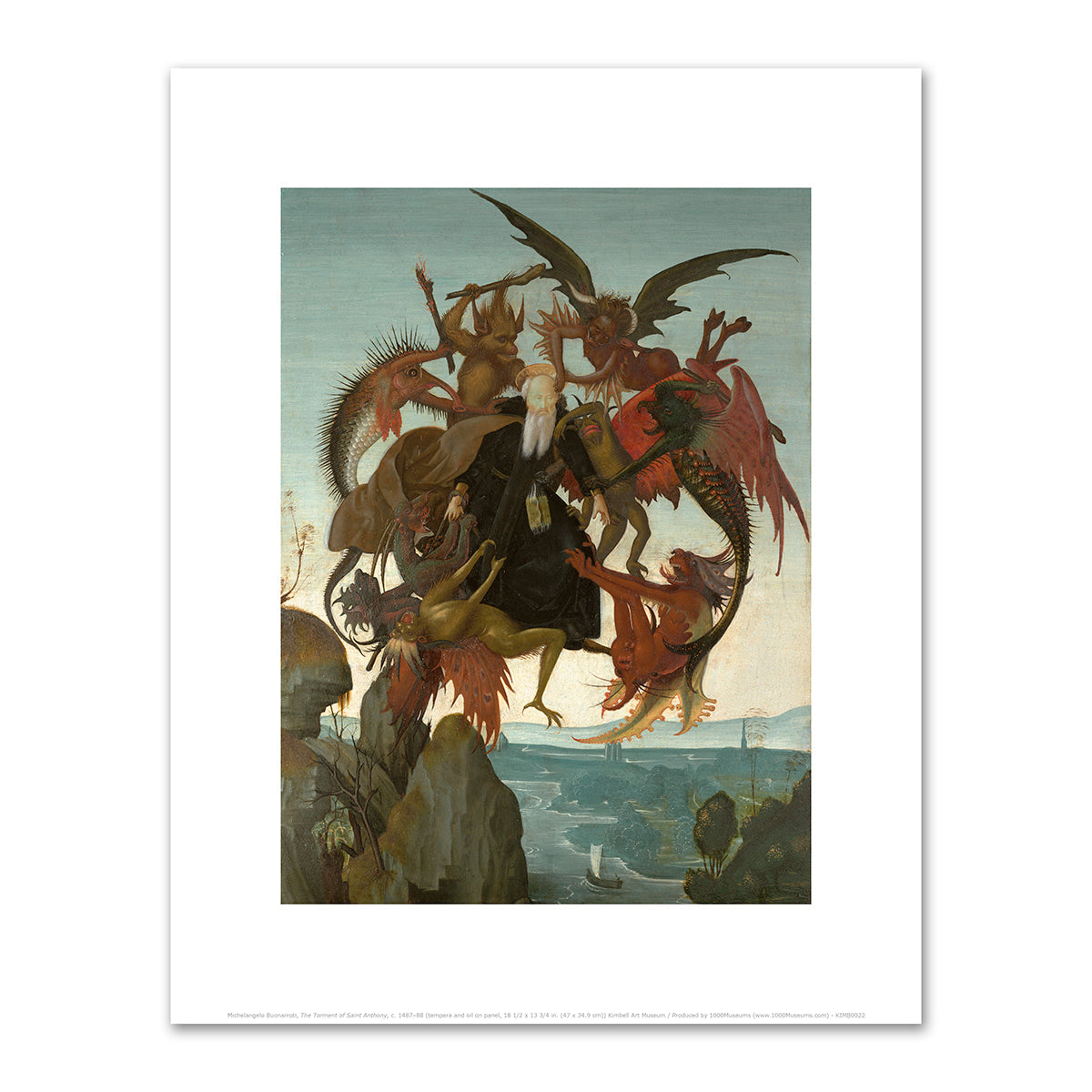 The Torment of Saint Anthony by Michelangelo Buonarroti