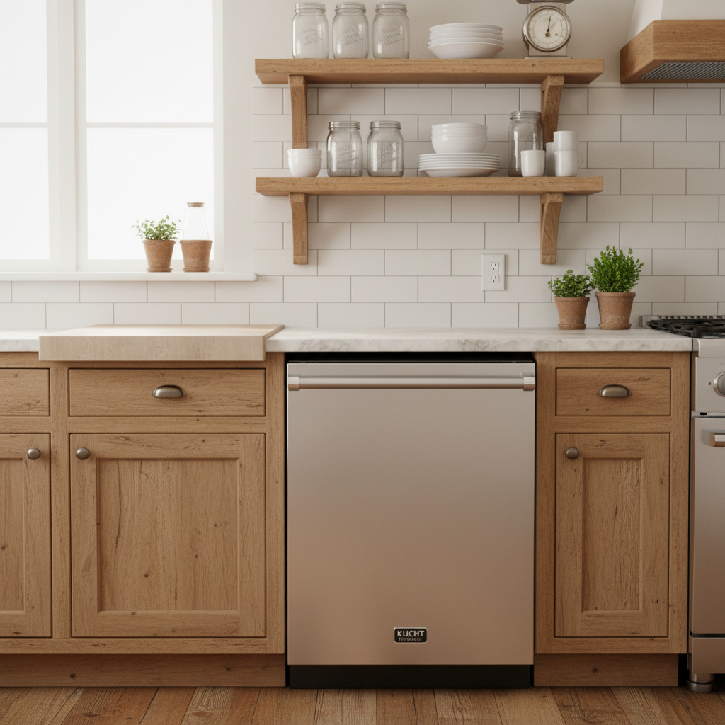 Kucht 24″ Dishwasher in Stainless Steel, Stainless Steel Tub, K6502D - 24"