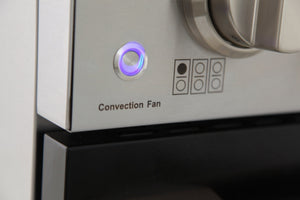 Kucht 36" Gas Range, Stainless Steel with Black Door, KNG361-K