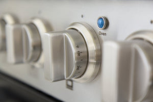Kucht 36" Gas Range, Stainless Steel with Blue Oven Door, KNG361-B