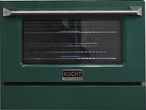Kucht 36" Gas Range, Stainless Steel with Green Oven Door, KNG361-G