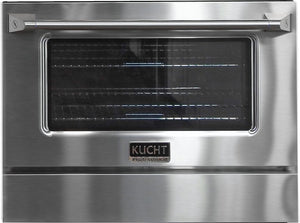 Kucht 36" Gas Range, Stainless Steel with Silver Oven Door, KNG361-S
