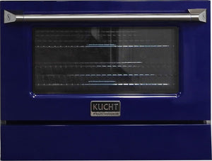 Kucht 36" Propane Range in Stainless Steel, Blue Door, KNG361/LP-B