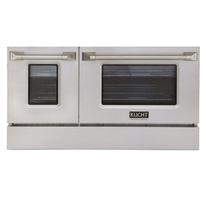 Kucht 48" Propane Range in Stainless Steel, Silver Doors, KNG481/LP-S