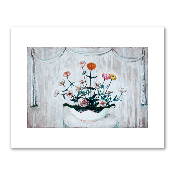 Zinnias by Florine Stettheimer
