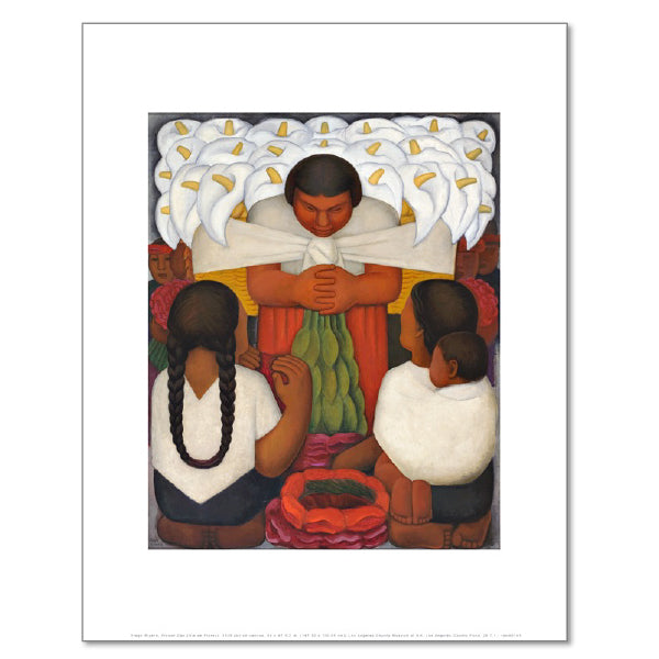Flower Day (Dia de Flores) by Diego Rivera