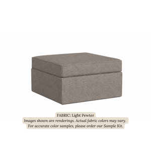 Storage Ottoman with Serving Tray