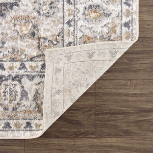 Cream Hiti Washable Runner Rug