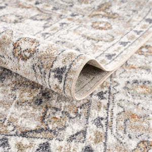 Cream Hiti Washable Runner Rug