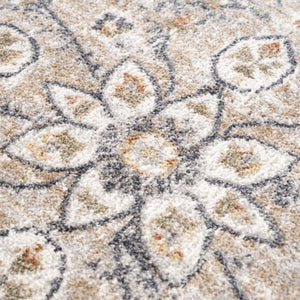 Cream Hiti Washable Runner Rug