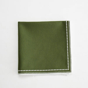 MIRELI GREEN RECTANGLE PLACEMAT & NAPKIN SET (Set Of 4)