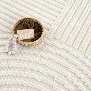 Deron White 7ft Runner Rug