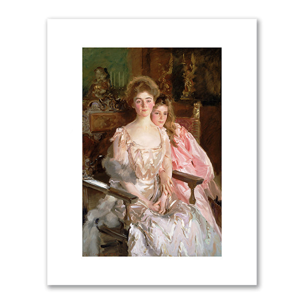 Mrs. Fiske Warren (Gretchen Osgood) and Her Daughter Rachel by John Singer Sargent