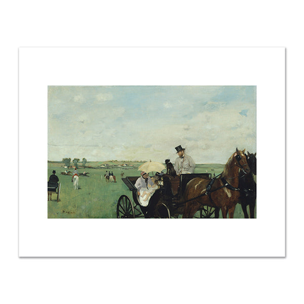 At the Races in the Countryside by Edgar Degas