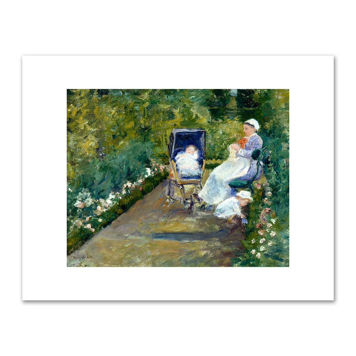 Children in a Garden (The Nurse) by Mary Cassatt