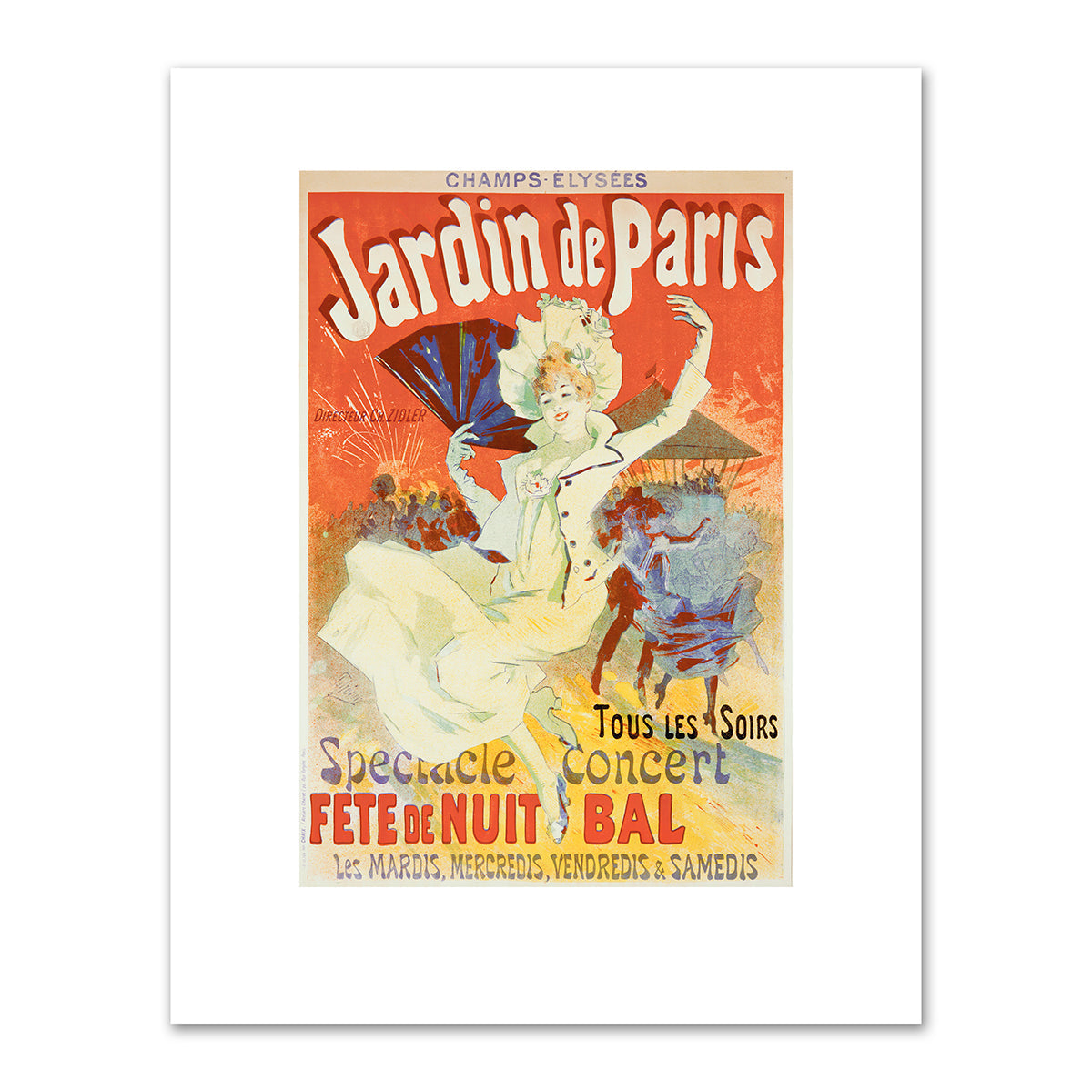 Jardin de Paris by Jules Chéret