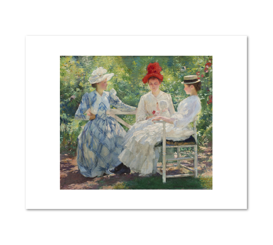 Three Sisters— A Study in June Sunlight by Edmund Charles Tarbell