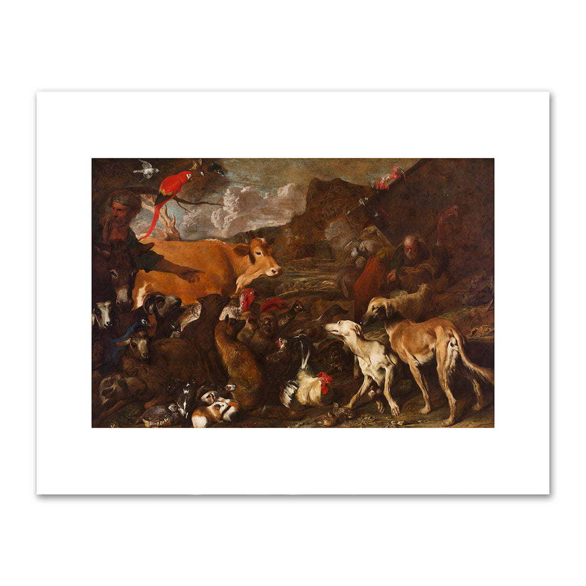 Noah and the Animals Entering the Ark by Giovanni Benedetto Castiglione