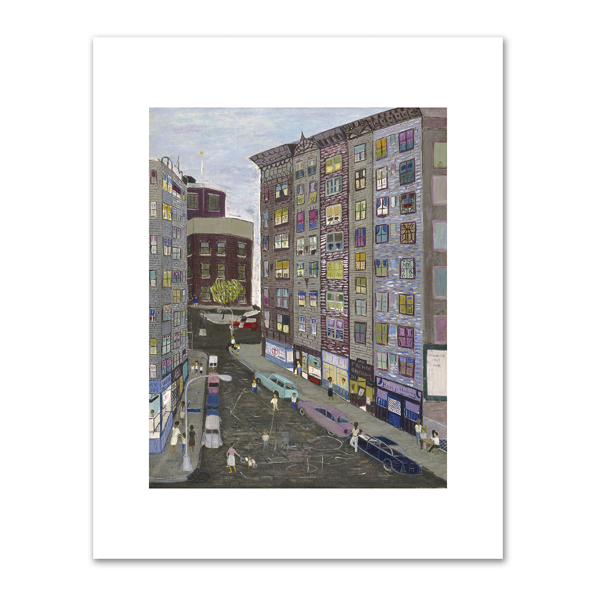 City Scene by Ralph Fasanella