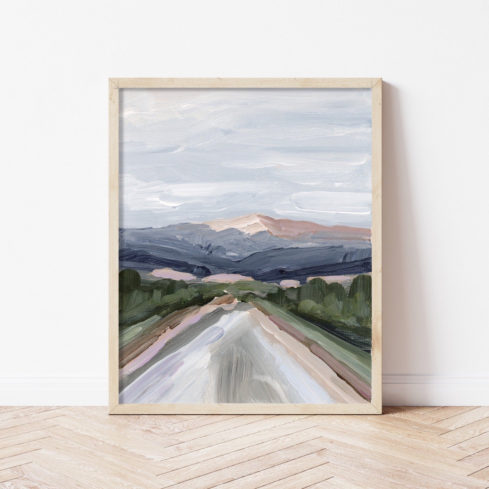 "Mist on the Mountain" Art Print