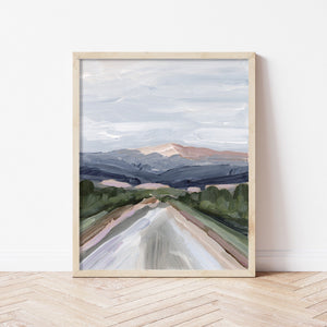 "Mist on the Mountain" Art Print