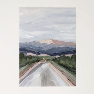 "Mist on the Mountain" Art Print