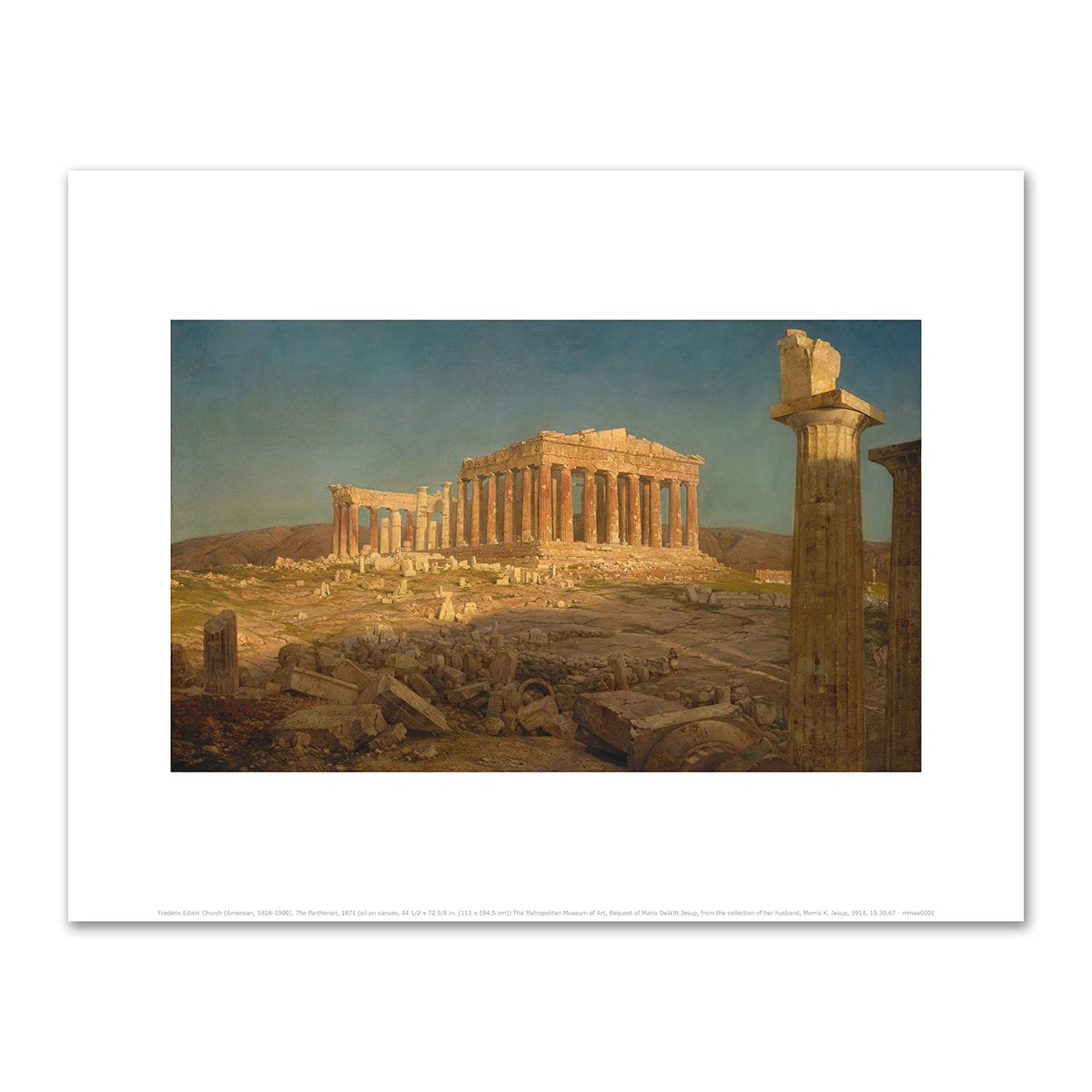 The Parthenon by Frederic Edwin Church