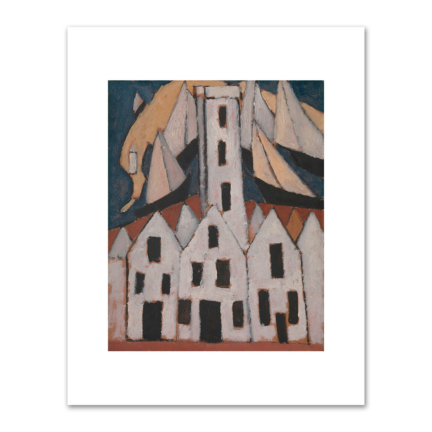 Movement No. 5, Provincetown Houses by Marsden Hartley