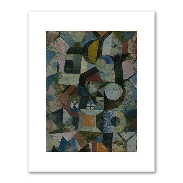 Composition with the Yellow Half-Moon and the Y by Paul Klee