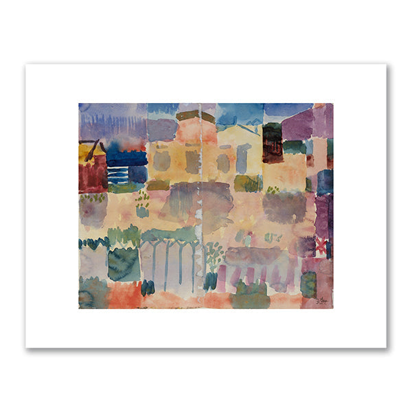 Garden in St. Germain, The European Quarter Near Tunis by Paul Klee