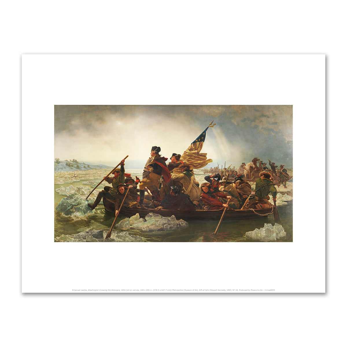 Washington Crossing the Delaware by Emanuel Leutze
