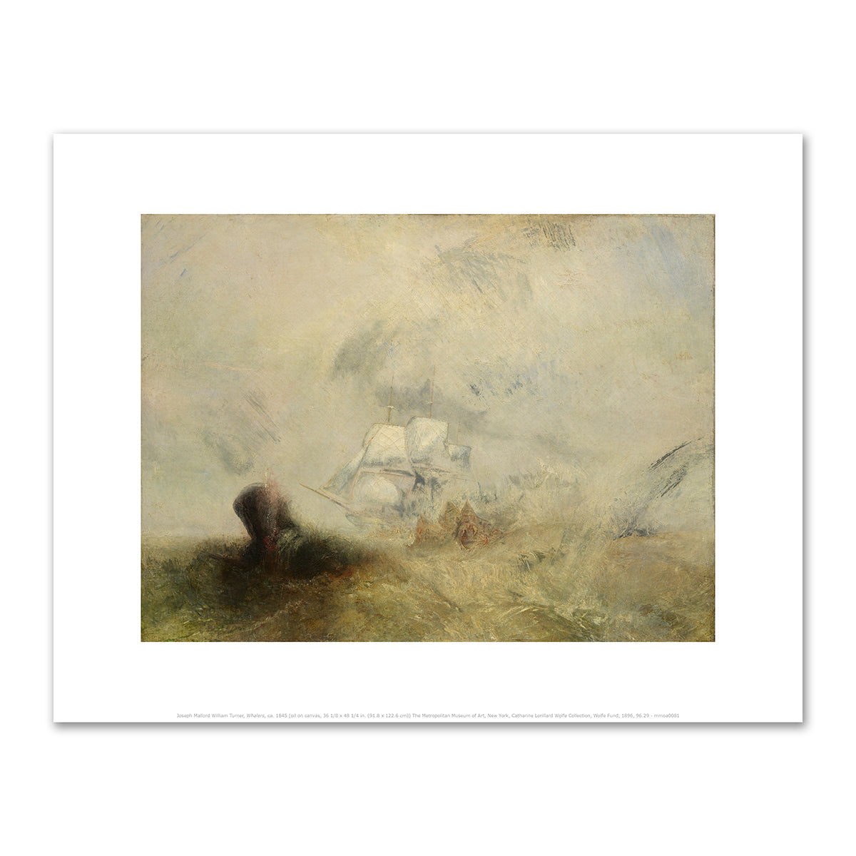 Whalers by Joseph Mallord William Turner