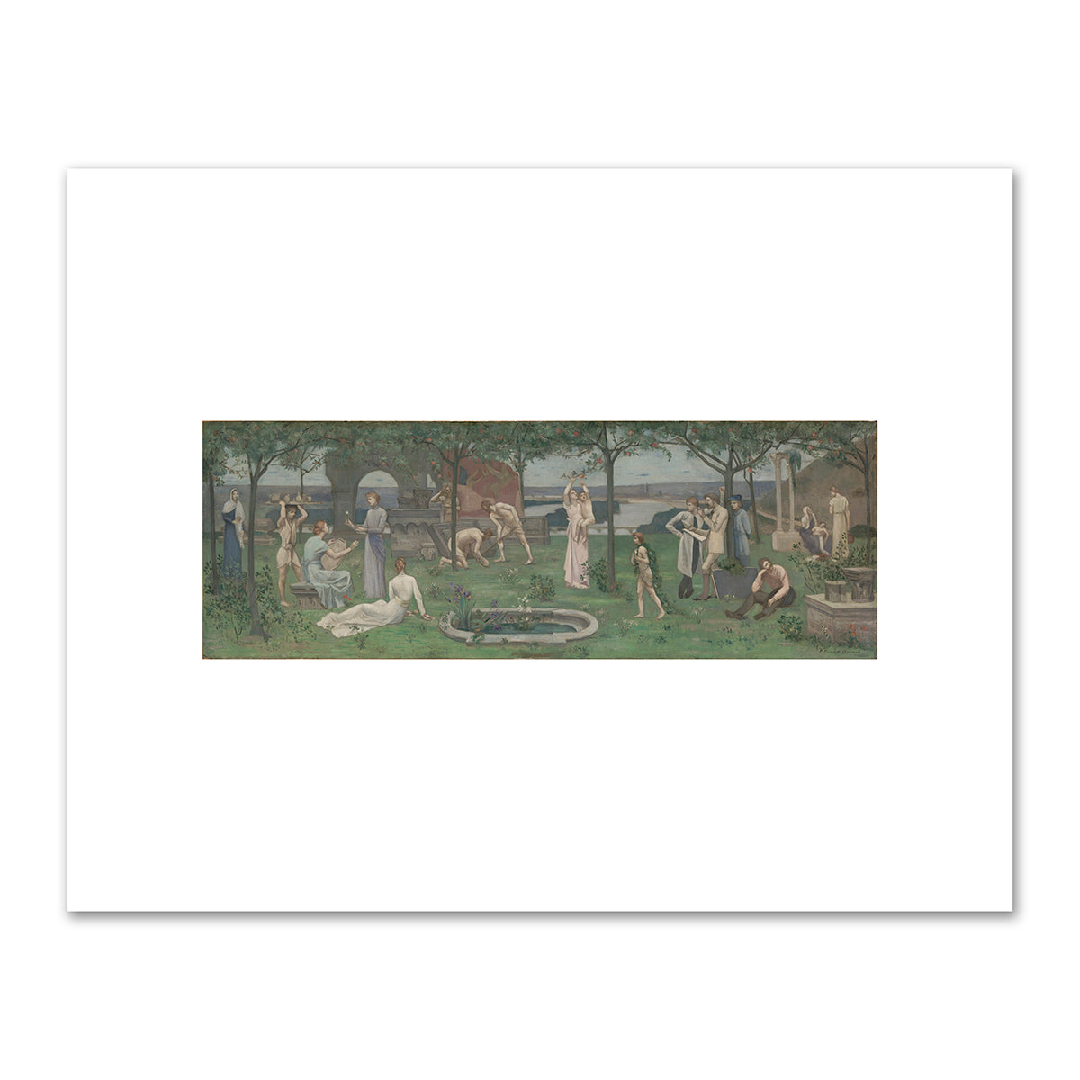 Inter artes et naturam (Between Art and Nature) by Pierre Puvis de Chavannes