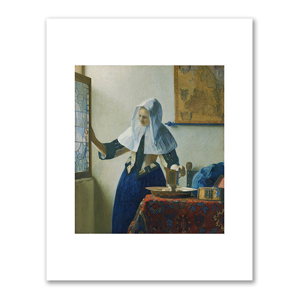 Young Woman with a Water Pitcher by Johannes Vermeer