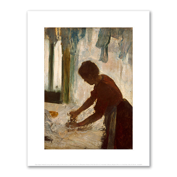 A Woman Ironing by Edgar Degas