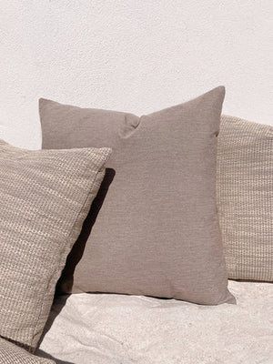 Essential Mocha Brown Indoor Outdoor Pillow