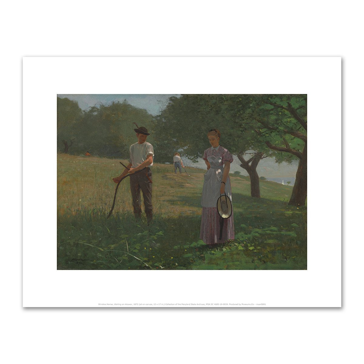Waiting an Answer by Winslow Homer