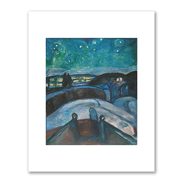 Starry Night by Edvard Munch