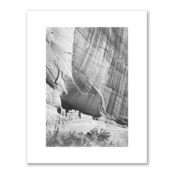 View from River Valley, "Canyon de Chelly" National Monument, Arizona by Ansel Adams