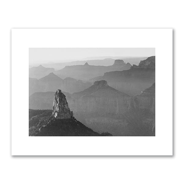 View with Rock Formation in Foreground, "Grand Canyon National Park," Arizona by Ansel Adams