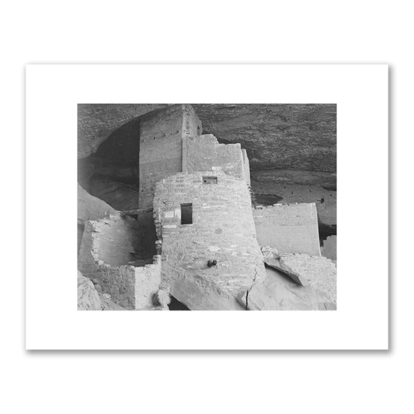 Cliff Palace, Section of house, Mesa Verde National Park, Colorado by Ansel Adams