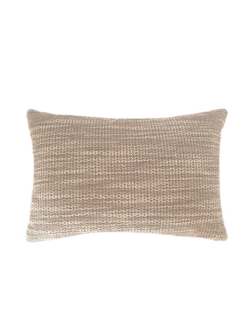 Natural Waves Mocha Indoor and Outdoor Pillow