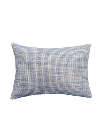 Natural Waves Indigo Indoor Outdoor Pillow