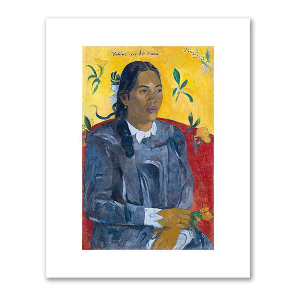 Woman with a Flower (Vahine no te tiare) by Paul Gauguin
