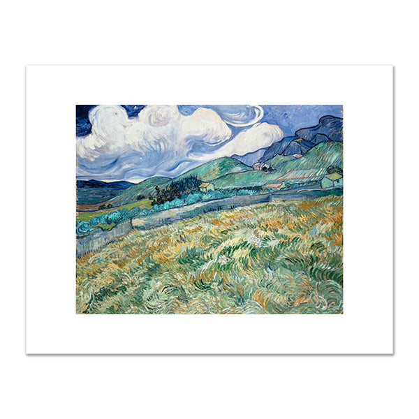 Landscape from Saint-RÃ©my by Vincent van Gogh