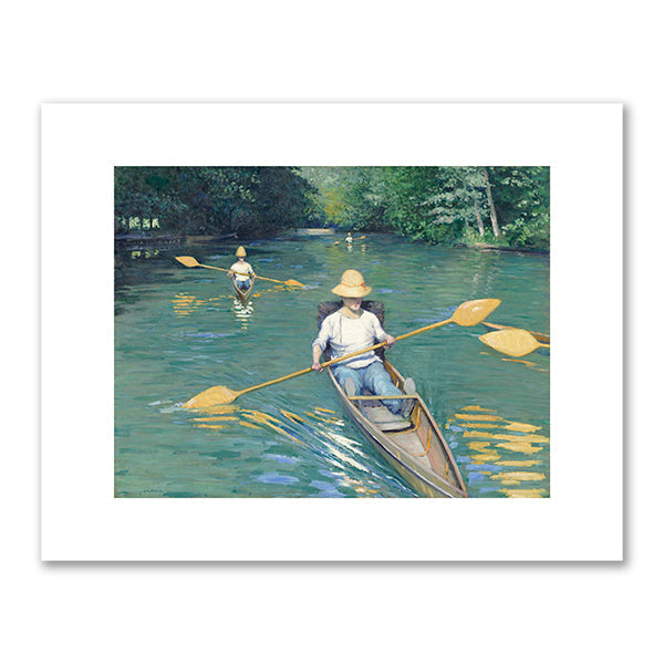 Skiffs by Gustave Caillebotte
