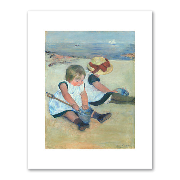 Children Playing on the Beach by Mary Cassatt